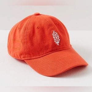 Free People Baseball Cap- Orange